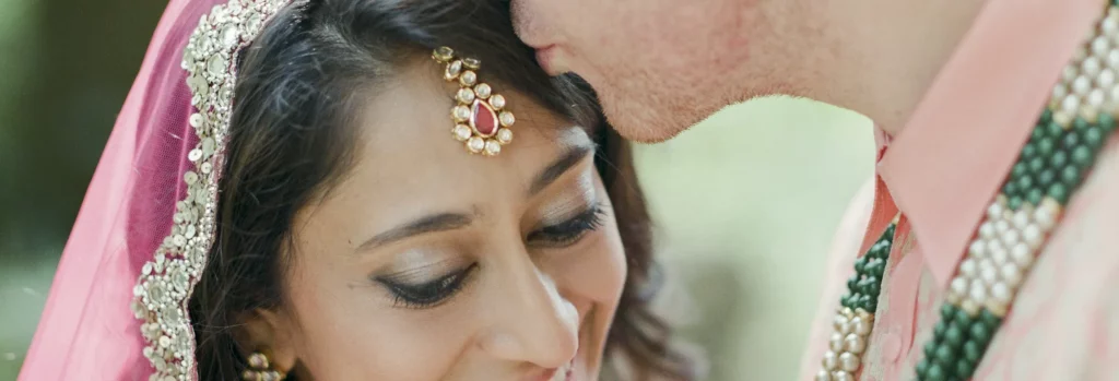Makeup and Hairstyle for Indian Bride in Italy